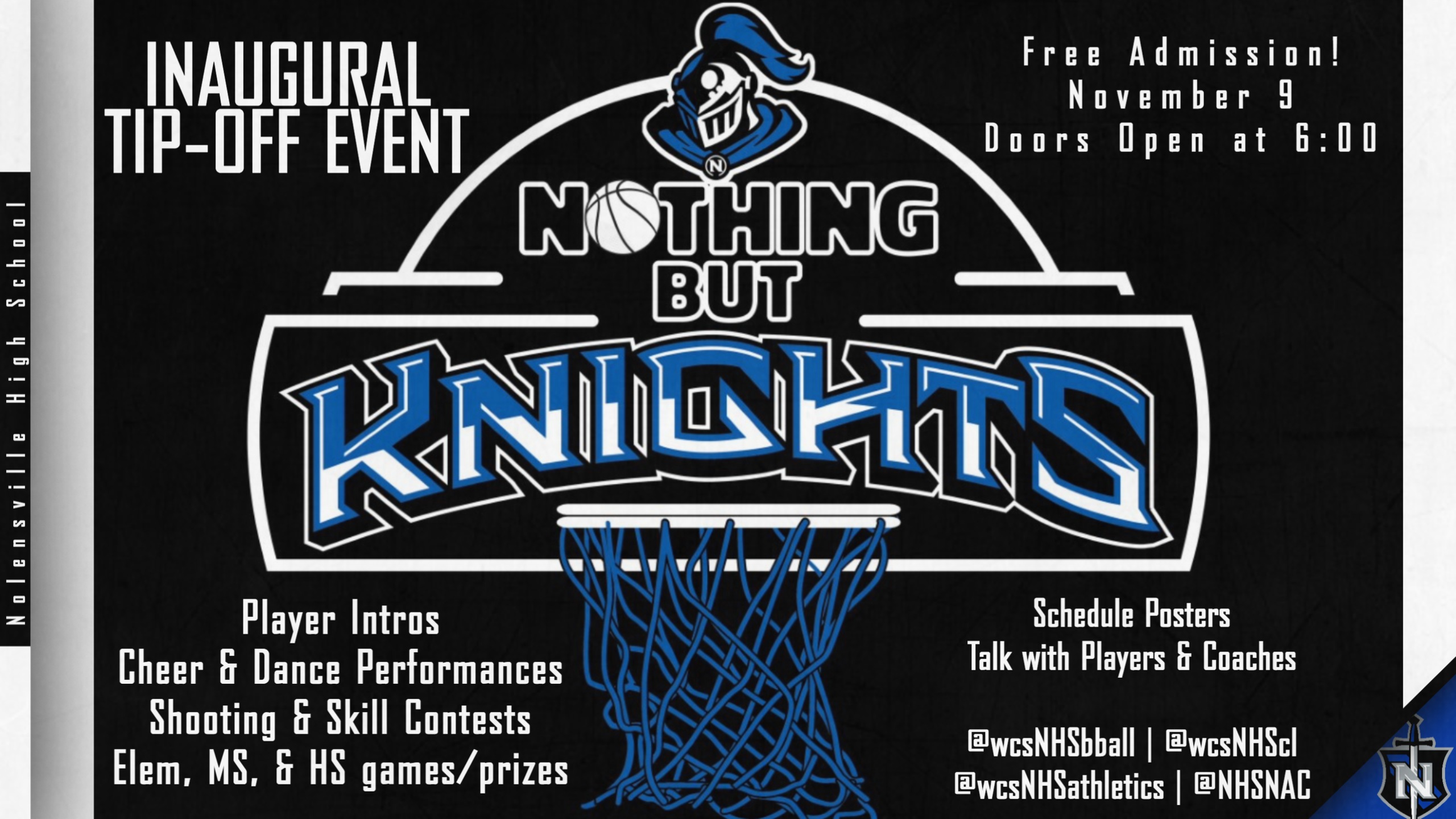 Nothing But Knights Tip-Off Event Wednesday!