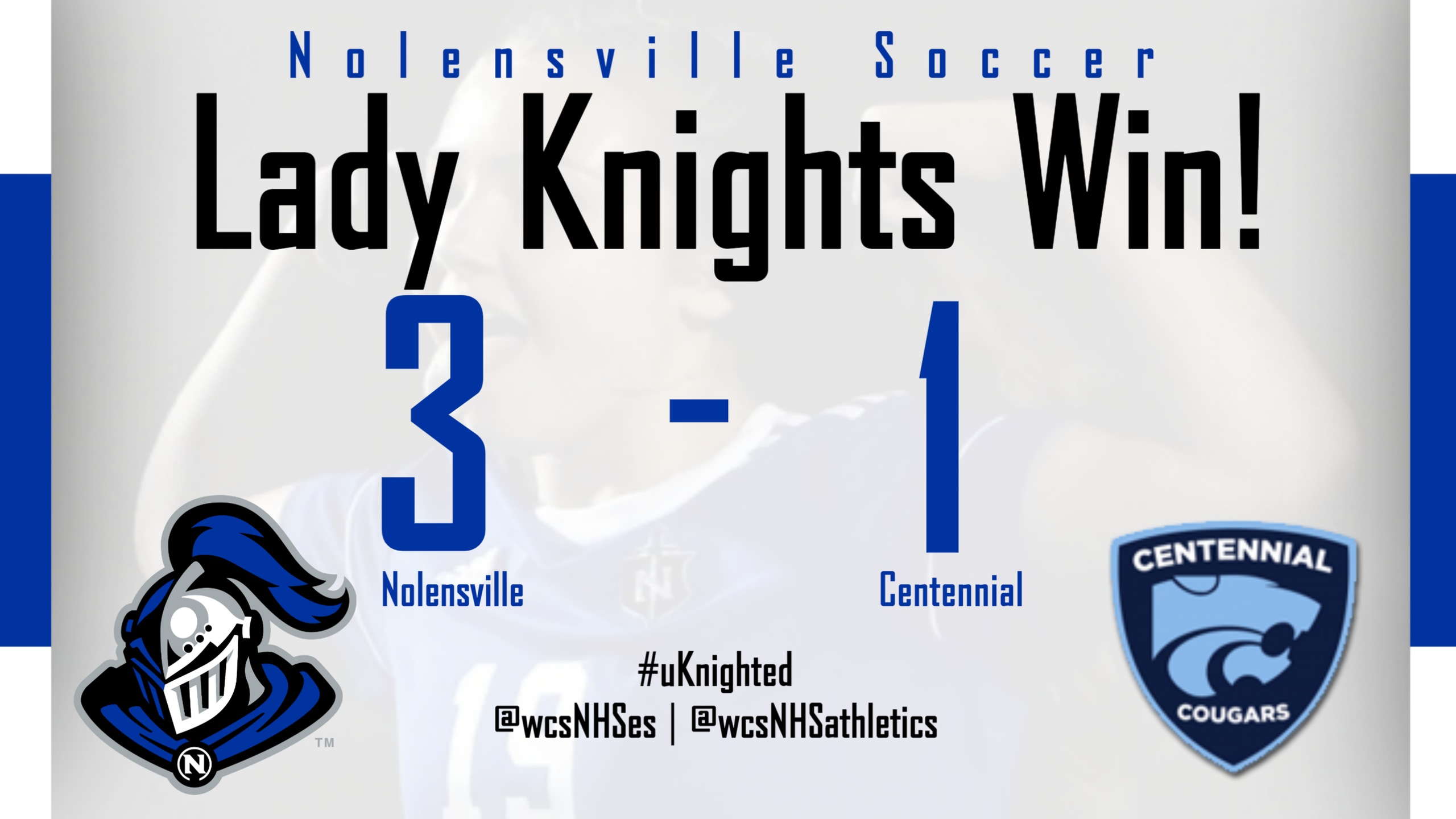 Girls Soccer Wins at Home, 3-1 Over Centennial